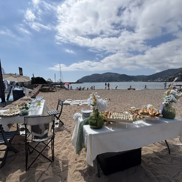 Événement privé avec vue sur la mer Méditerranée